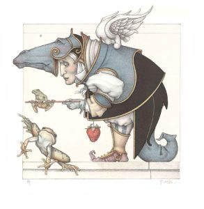 Collector - The Frog Collector by Michael Parkes - Original Hand Pulled ...